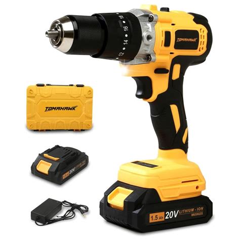 TOMAHAWK® T3626 Brushless Cordless Impact Drill Driver Machine – 13MM ...