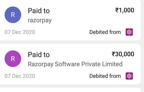 [Resolved] Razorpay — Paid 30000 amount to omg burse