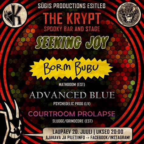 Seeking joy: BORM BUBU + ADVANCED BLUE (LV) + COURTROOM PROLAPSE + free ...