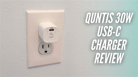 Quntis 30W USB-C Charger Review - TechieTechTech