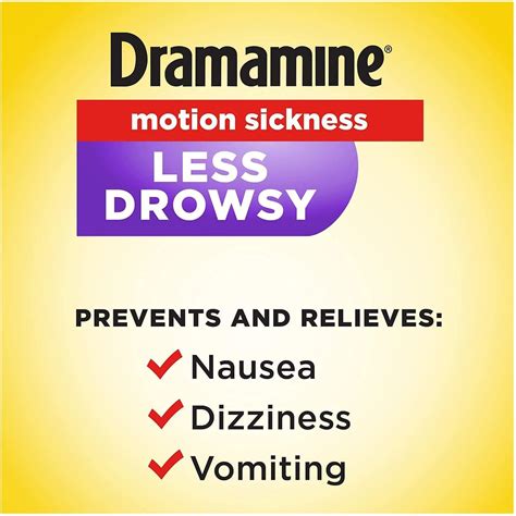Dramamine Tablets Less Drowsy Formula 8 tablets (Pack of 3)