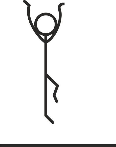 Stick Figure, Animation, Character, Outline, Minimalist PNG