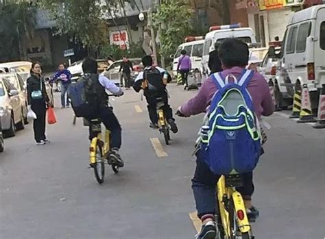 不满12岁骑共享单车违法，广州就有！别拿孩子生命开玩笑