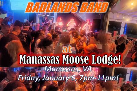 BADLANDS at Manassas Moose Lodge!, Manassas Moose, 6 January 2023 ...