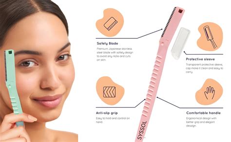 SYSSOL Face razor for women facial hair removal - razors for women's ...