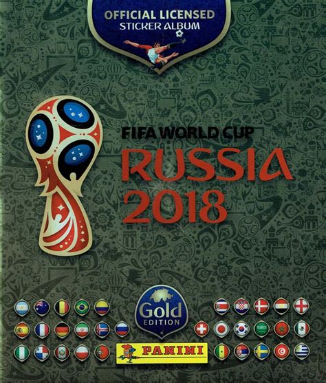 Álbum Panini Fifa World Cup Russia 2018 Gold Edition by Christian ...