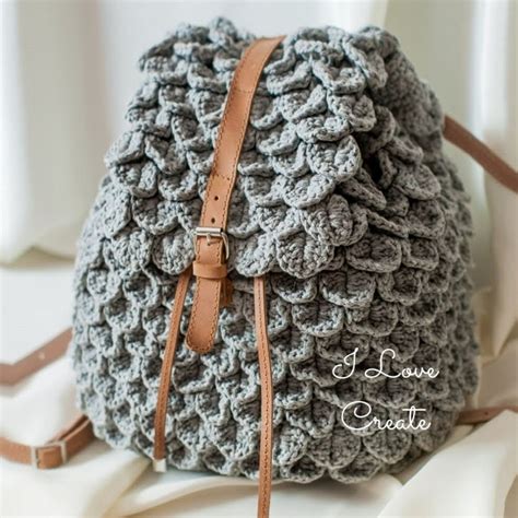 Crochet Backpack Pattern Tutorial 的图像结果