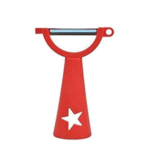Buy Tupperware Vegetable Peeler (Red), Stainless Steel, Manual Online ...