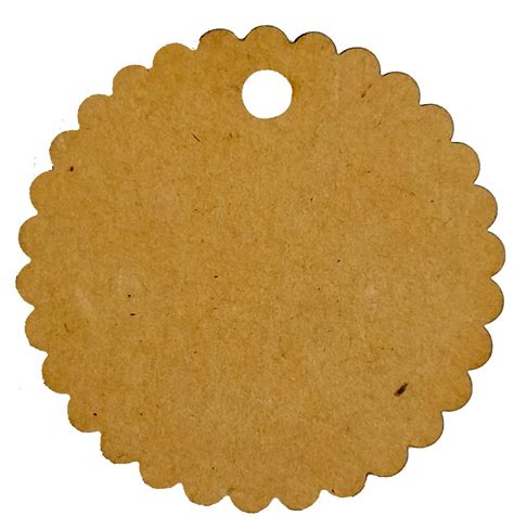 BUYIST Unfinished Blank Floral Wooden Hanging Tags with Hole (Pack of ...