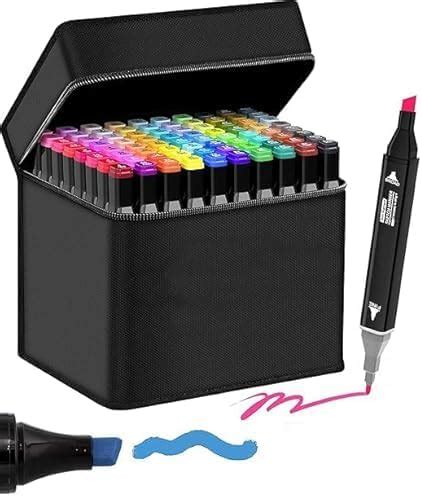 48 Pcs Marker Set. 48 Pieces Dual Tip Colourful Art Markers Sketch Pens ...