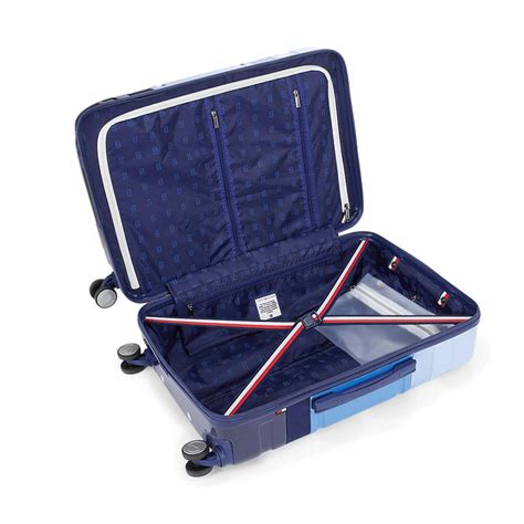 Tommy Hilfiger Unisex Triton Plus Hard Luggage Set of 2 Blue (Cabin ...