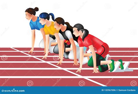 Womens Track And Field Clipart