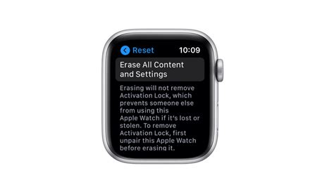 Resetting Apple Watch 的图像结果
