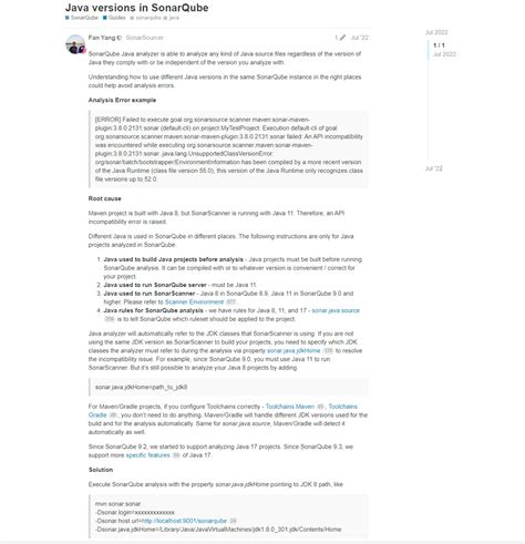 Java SonarQube Tutorial 的图像结果