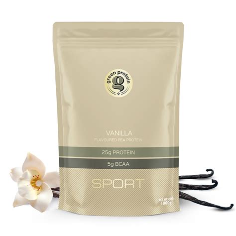 Buy French Vanilla Pouch 1Kg - Plant-Based Protein | Green Protein