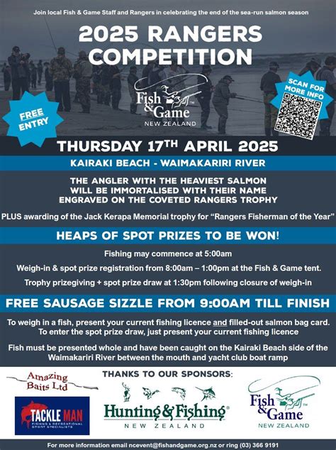 2025 Rangers Competition, Kairaki Beach, Kaiapoi, 17 April 2025 | AllEvents