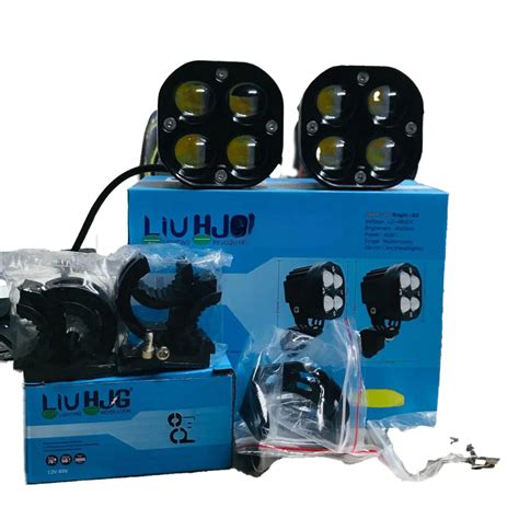 HJG 4X4 CREE Original (2 in 1) Fog Light 120W (White + Yellow) with Ki ...