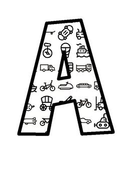 Transportation Unit Bulletin Board Letters, Transportation Unit ...