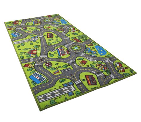 Amazon.com: Kids Carpet Playmat Rug City Life Great for Playing with ...