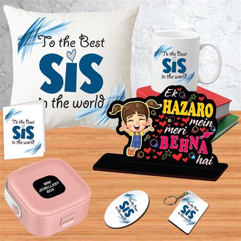 Buy PICRAZEE Birthday Gift for Sister - Complete Set with 12” Cushion ...