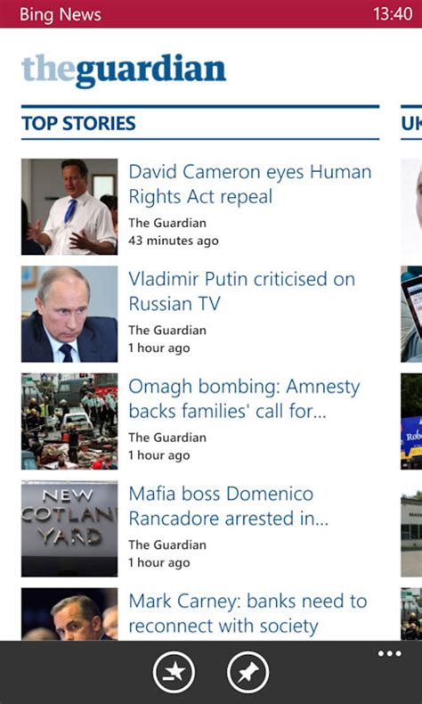 Bing News Top Stories 的图像结果