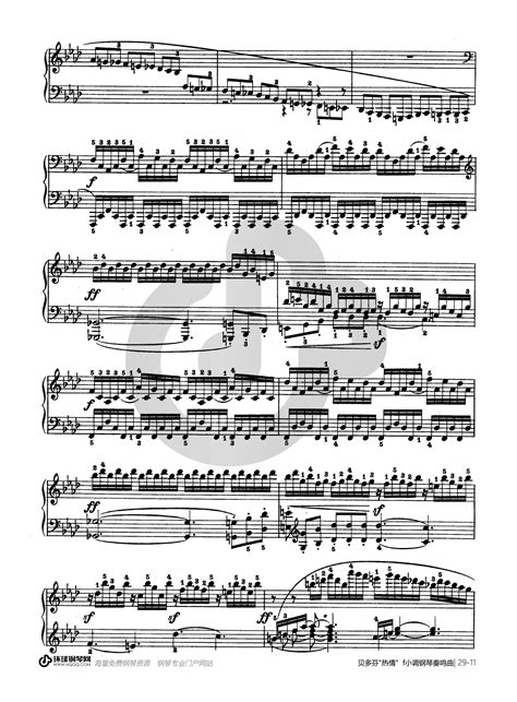 贝多芬-《32首钢琴奏鸣曲》全集 - f小调第二十三钢琴奏鸣曲-钢琴谱-贝多芬贝多芬-《32首钢琴奏鸣曲》全集 - f小调第二十三钢琴奏鸣曲 ...