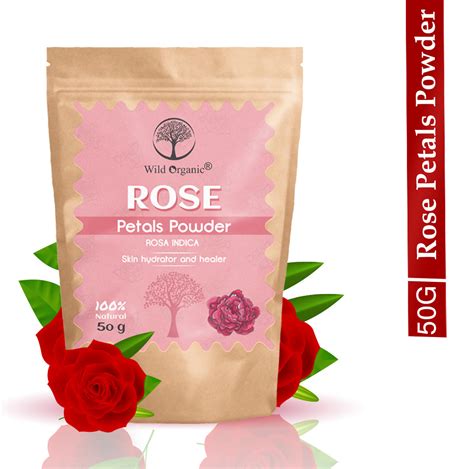 Rose Petals Powder - 50 gm – Wildorganic ind