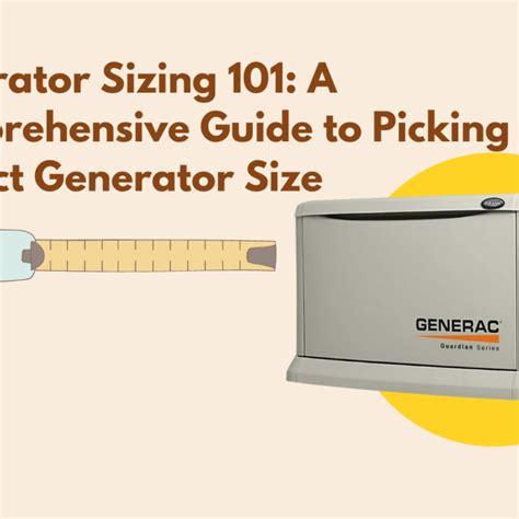 Image result for Portable Generator Sizing Guide