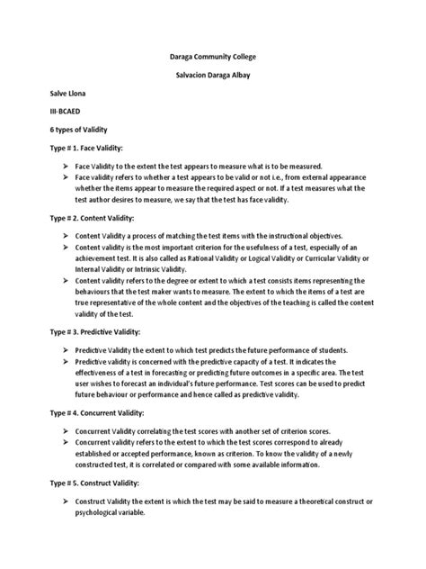 Image result for Validity Testing