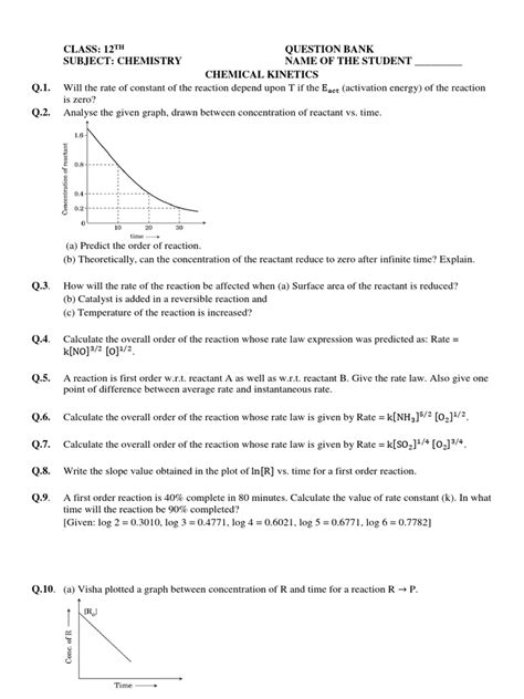 Image result for Reaction rate constant Chemical Kinetics Tutorials