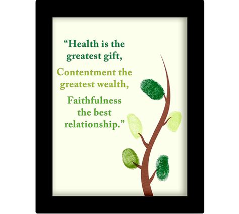 TIED RIBBONS Health Is The Greatest Gift Inspirational Wall Poster For ...