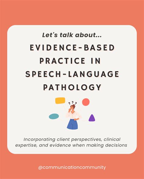 Evidence-Based Practice (EBP) in Speech-Language Pathology