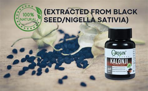Buy ORIGIN AYURVEDA Kalonji Capsule for Men and Women (Extracted from ...