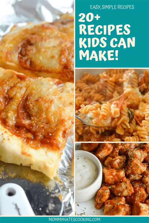 20+ Kids Cooking Recipes - Mommy Hates Cooking