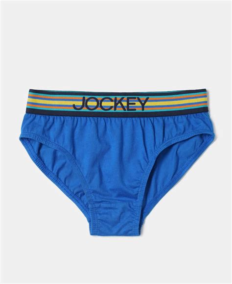 Buy Super Combed Cotton Solid Brief with Ultrasoft Waistband - Assorted ...