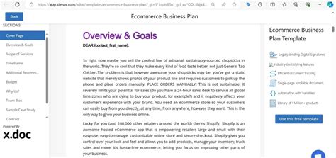 Business Proposal Overview Example 的图像结果