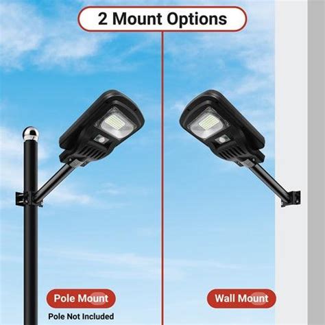 Black Mounting Short Pole 15 inch - Short Pole