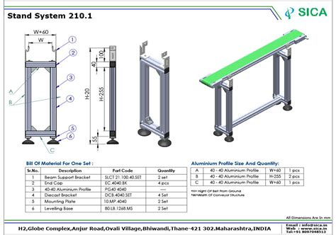 Stands | Sica - Factory Automation and Commercial Application