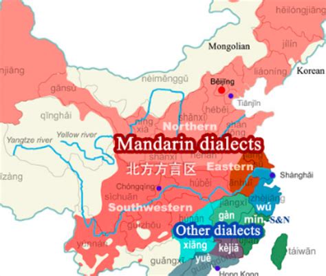 Chinese Language Dialects 的图像结果