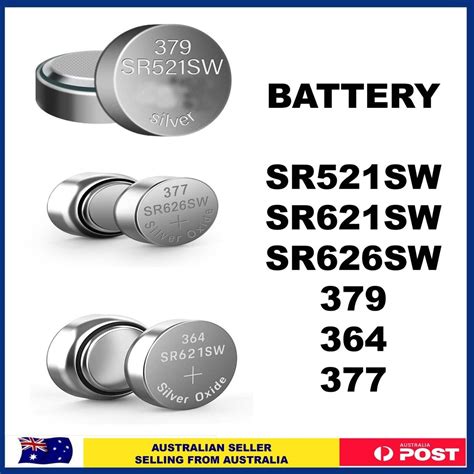 Watch Battery Equivalent Chart