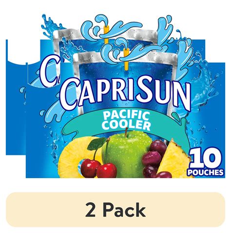 (2 pack) Capri Sun Pacific Cooler Mixed Fruit Juice Box Pouches, 10 Ct ...