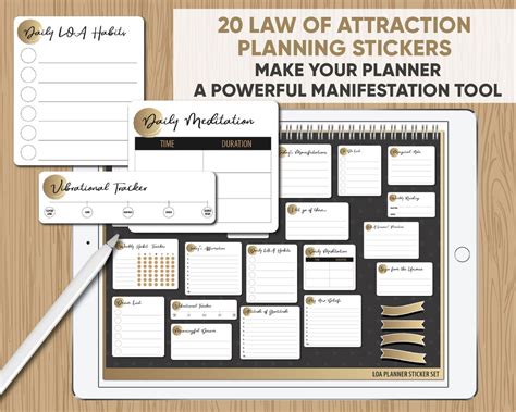 Buy 20 DIGITAL LOA Planning Stickers for Any Digital Planner Pngs Ready ...