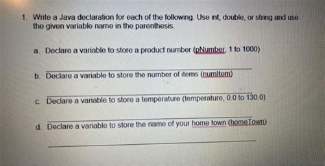 Image result for Java Declaration