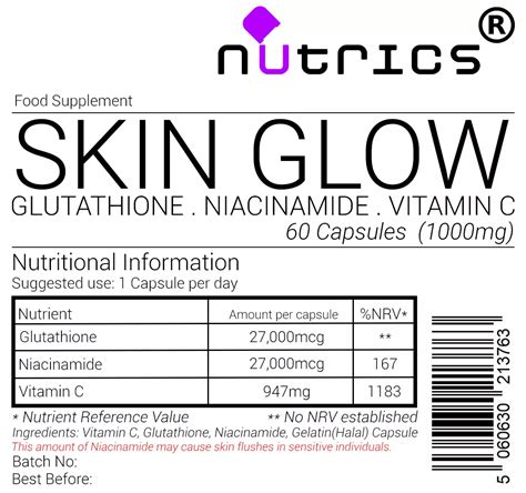 Nutrics® Skin Whitening Capsules, 1000mg India | Ubuy