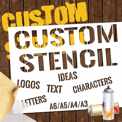 Amazon.com: Custom Stencils for Spray Painting Make Your Own Stencil ...