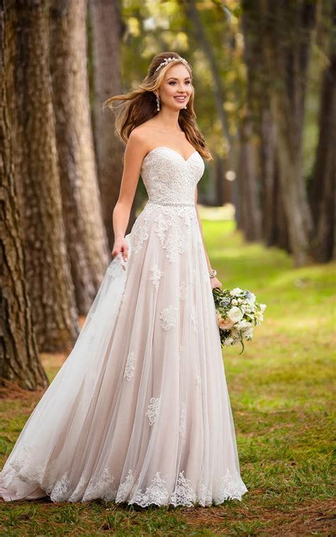 Strapless Boho Wedding Dress