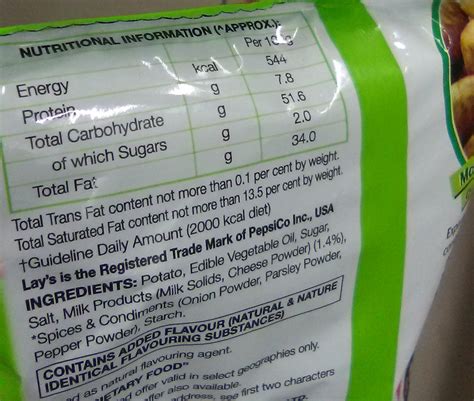 Chips Lays Ingredients at Inez Flores blog