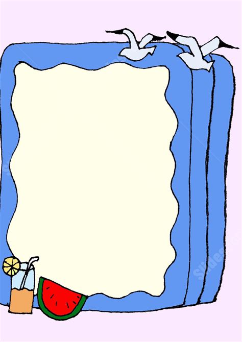 Handmade Front Page Border Design For Project - Infoupdate.org