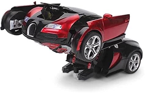 PLAY DESIGN New 2 in1 Transform Robot Races Cars (Multi Color) : Amazon ...