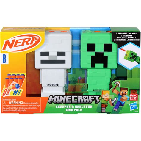 Nerf Minecraft Crp And Sklt Pack - Afterpay Available!